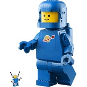 Up-Scaled Blue Astronaut Minifigure