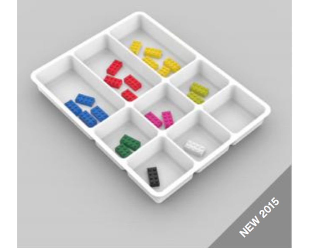 LEGO Set 4096-2 Sorting Tray (2015 Gear > Storage)