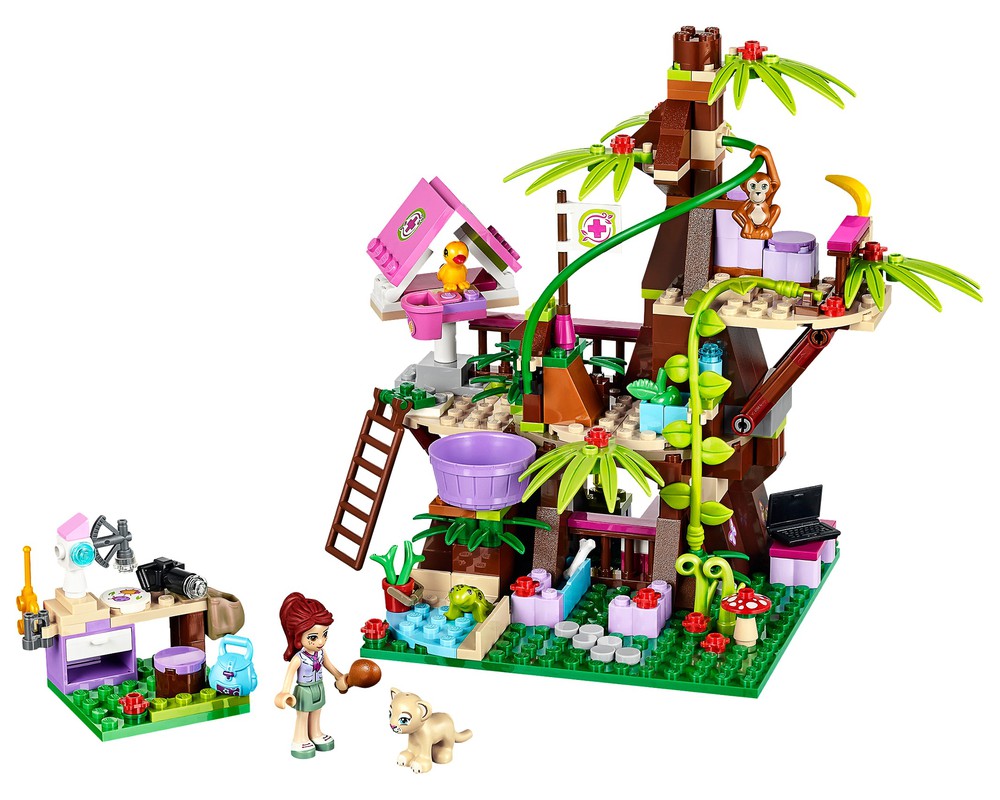 LEGO Set 41059-1 Jungle Tree Sanctuary (2014 Friends) | Rebrickable ...