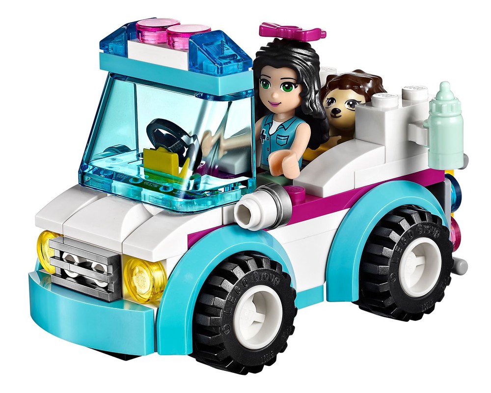 lego friends vet ambulance