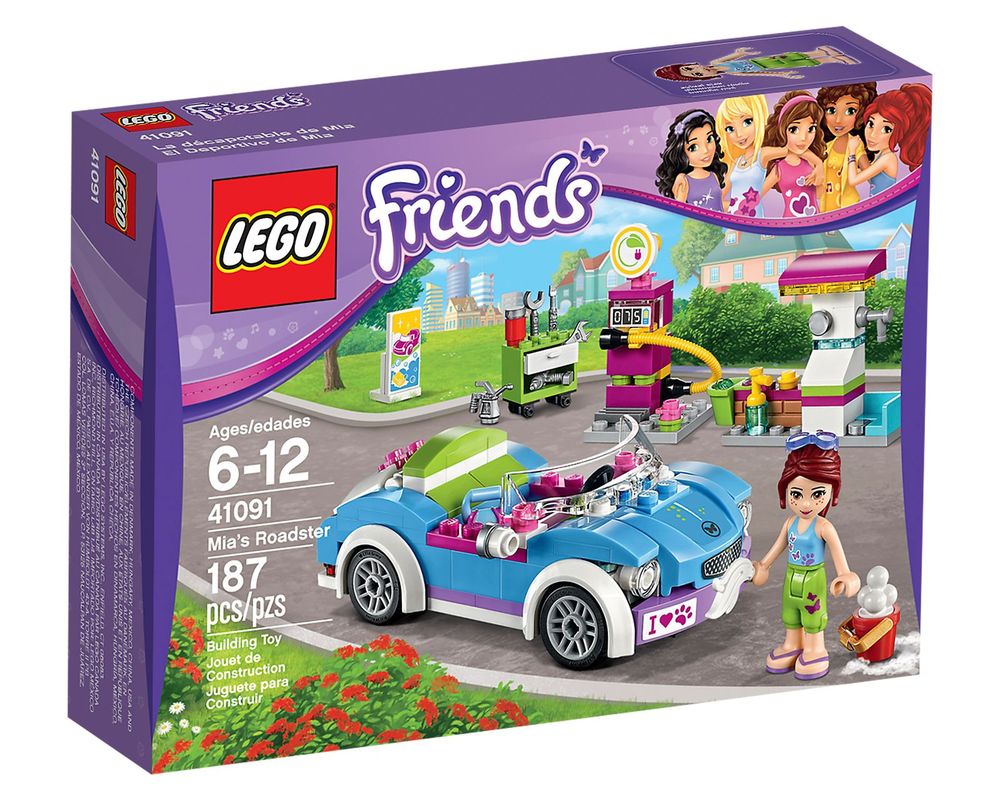 LEGO Set 41091-1 Mia's Roadster (2015 Friends) | Rebrickable 