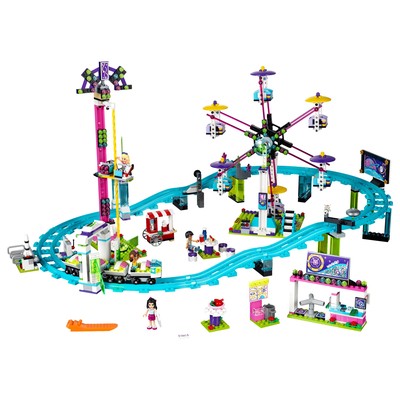 Amusement Park Roller Coaster