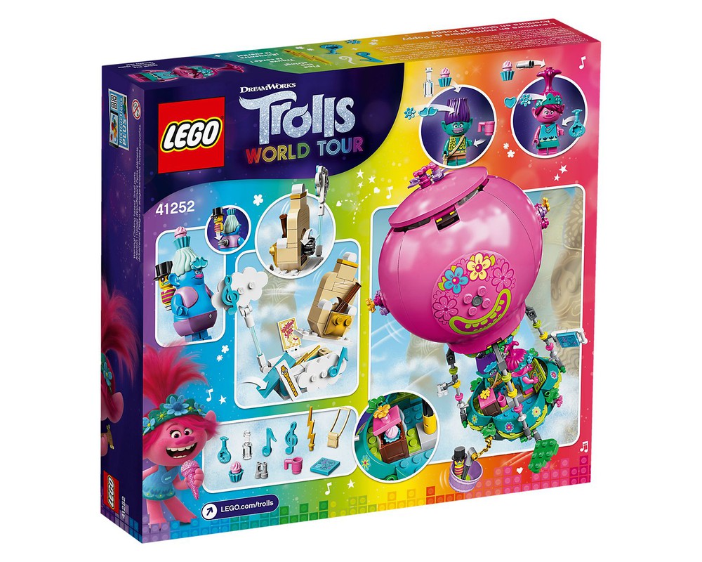 LEGO Set 41252-1 Poppy's Hot Air Balloon Adventure (2020 Trolls: World ...