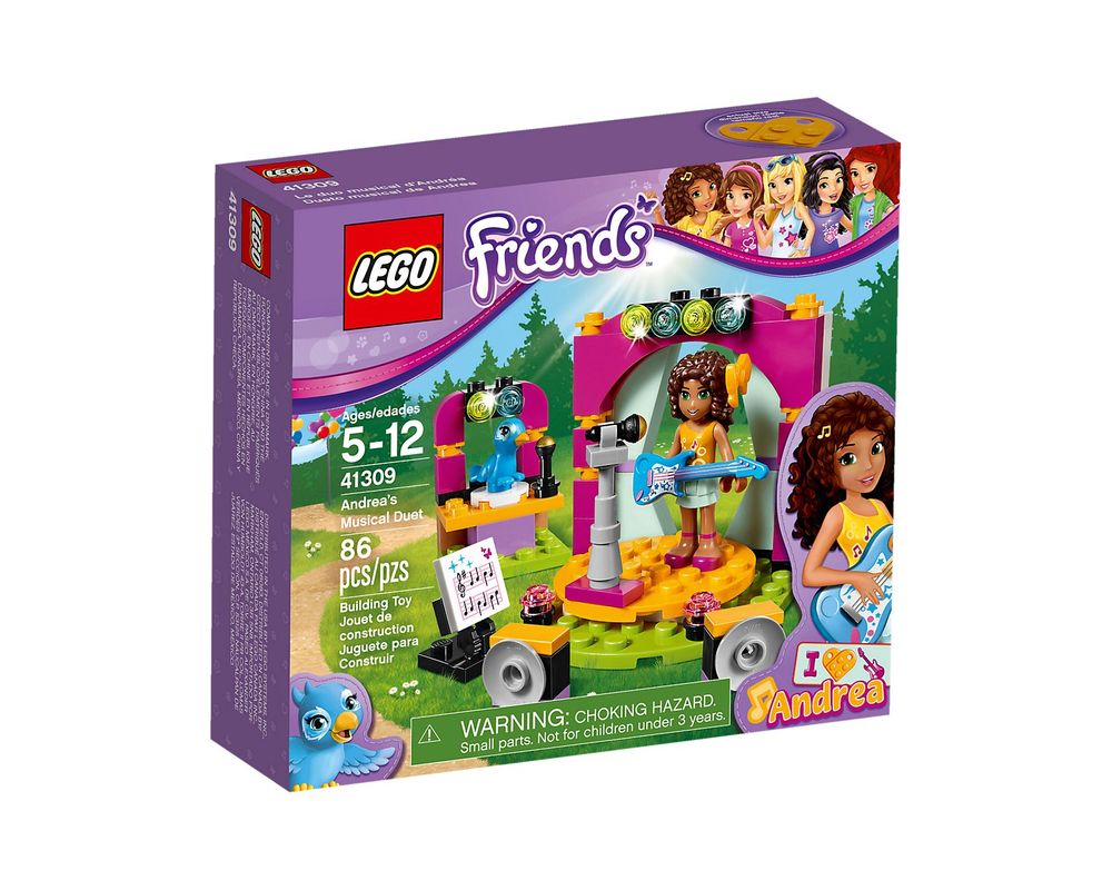 LEGO Friends Set 41309 Andrea musical de Duo 2017 complet briques blocs.