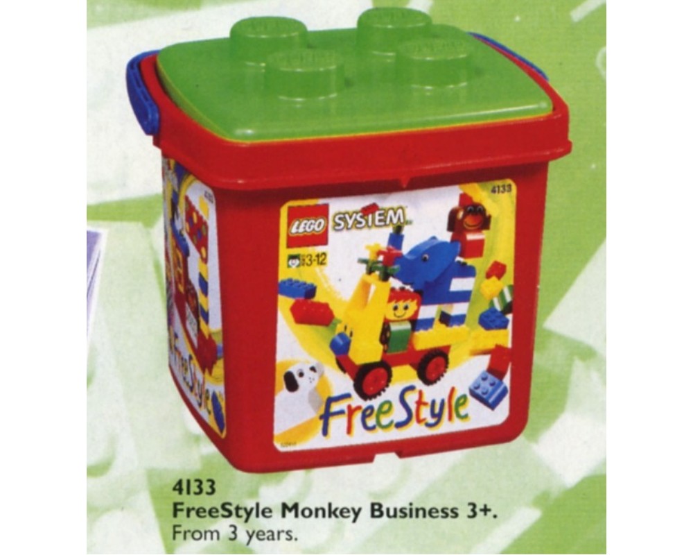 LEGO Set 4133-1 Small Freestyle Bucket (1995 Freestyle
