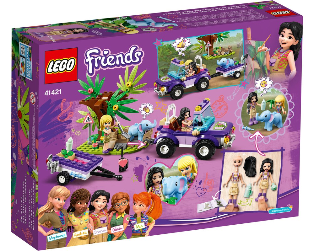 LEGO Set 41421-1 Baby Elephant Jungle Rescue (2020 Friends ...