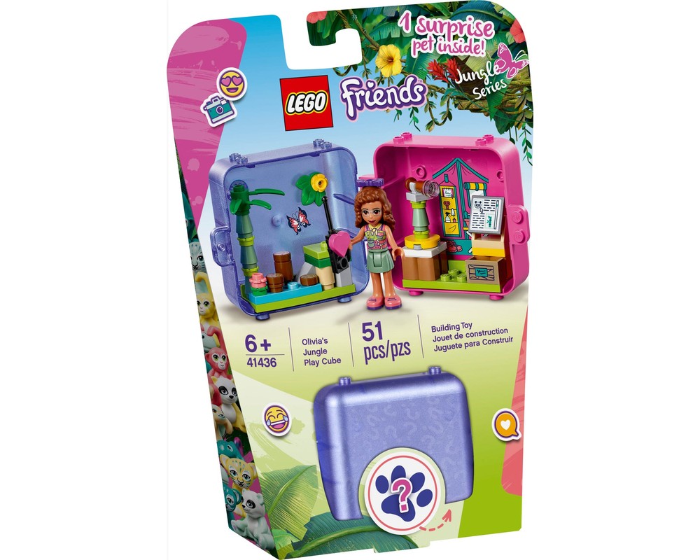 Lego friends cube discount jungle