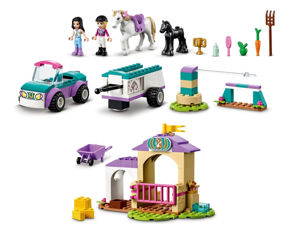 LEGO Set 414411 Horse Training and Trailer (2021 Friends