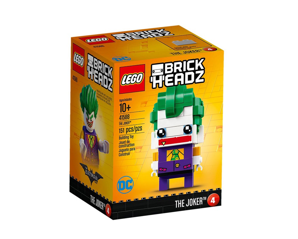 LEGO Set 41588 1 The Joker 2017 Brickheadz Rebrickable Build