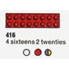 4 Sixteens 2 Twenties (The Building Toy) (set 416-1)