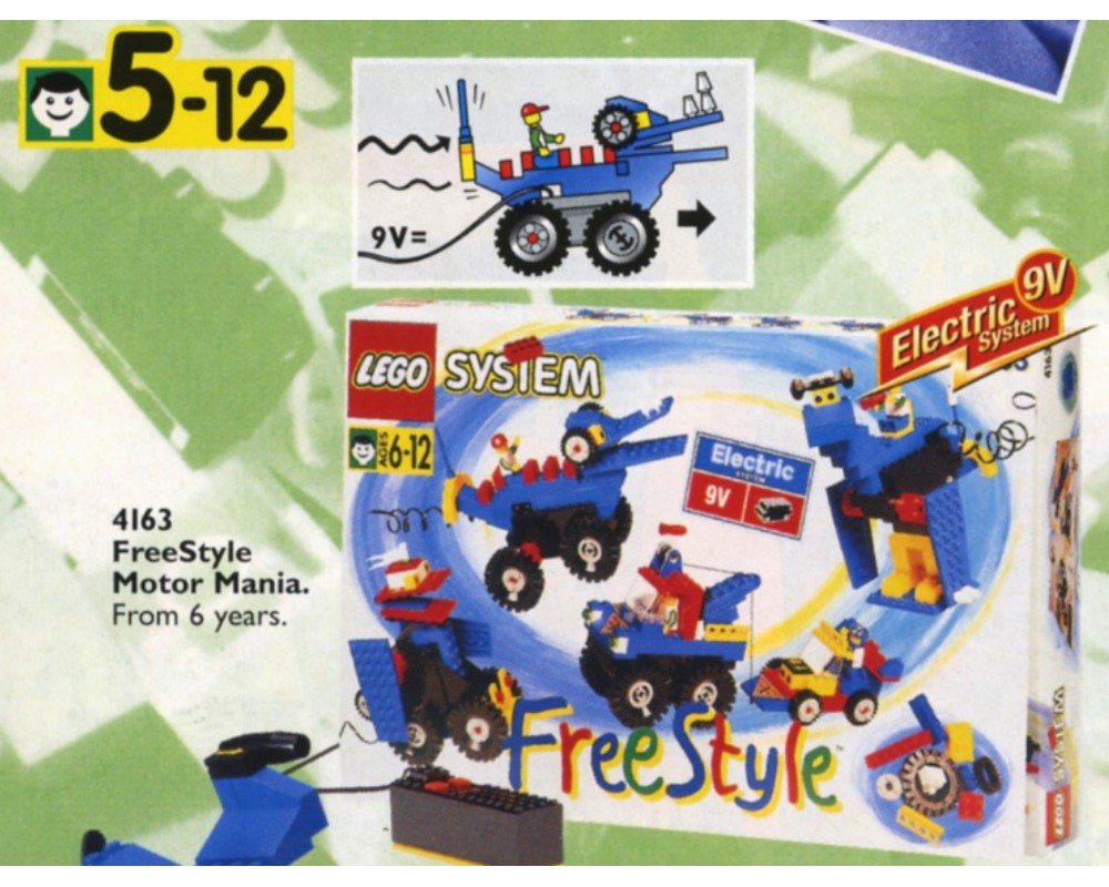 LEGO Set 4163-1 Electric Freestyle Set (1995 Freestyle) | Rebrickable ...