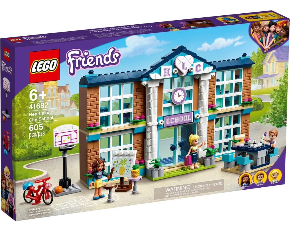 LEGO 41682-1 Heartlake City School (2021 Friends) | Rebrickable - Build with LEGO