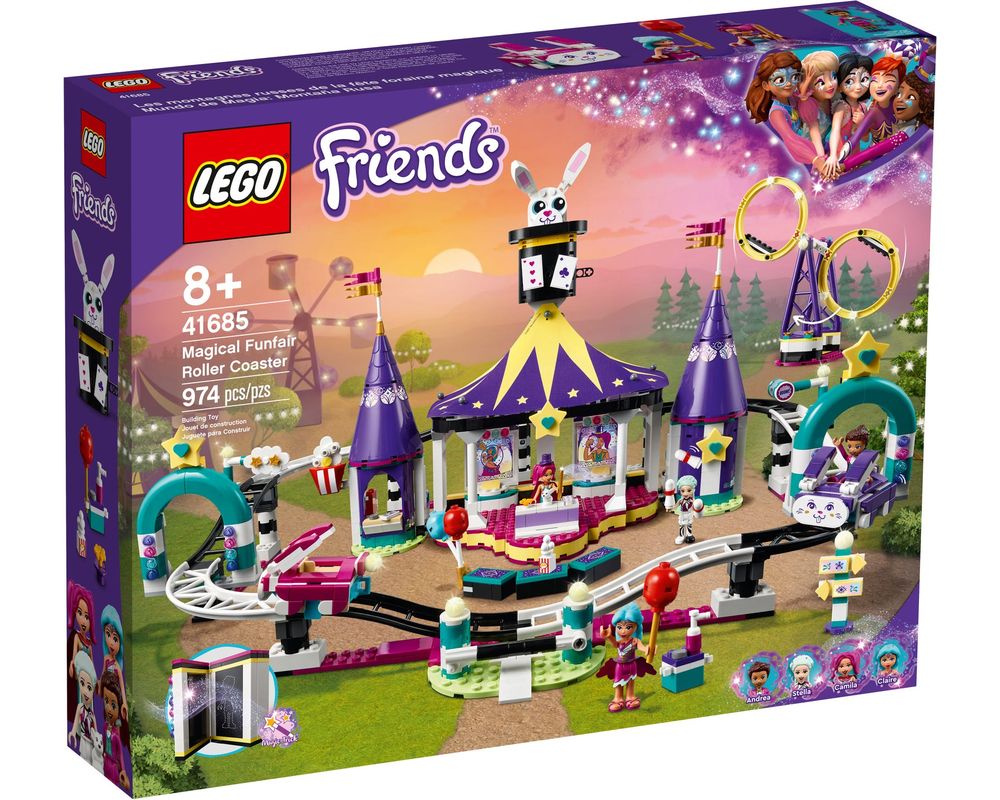 LEGO Set 41685-1 Magical Funfair Roller Coaster (2021 Friends 
