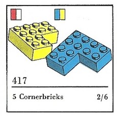 Cornerbricks (The Building Toy) (set 417-3)