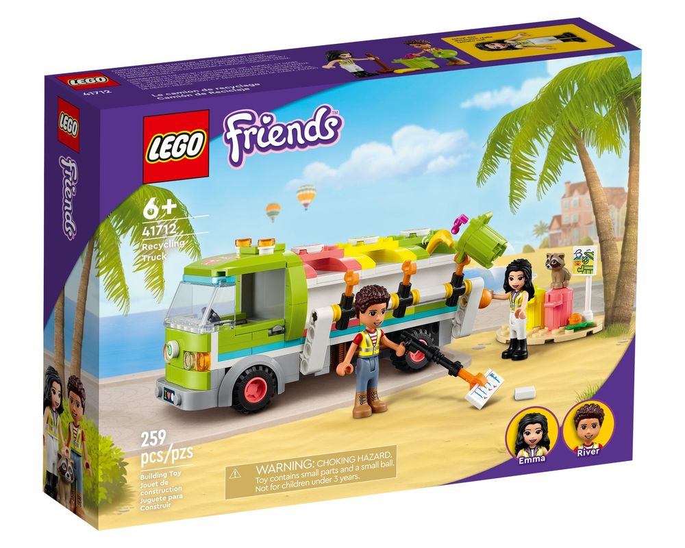 LEGO Set 41712-1 Recycling Truck (2022 Friends) | Rebrickable 