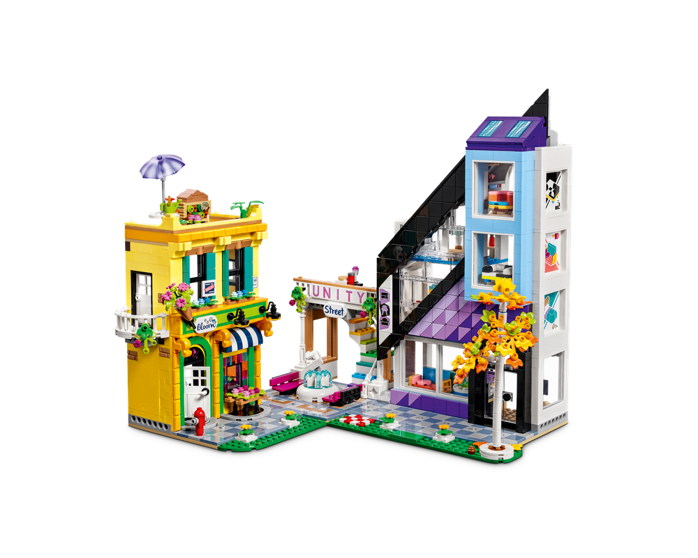 LEGO Set 41732-1 Downtown Flower and Design Stores (2023 Friends