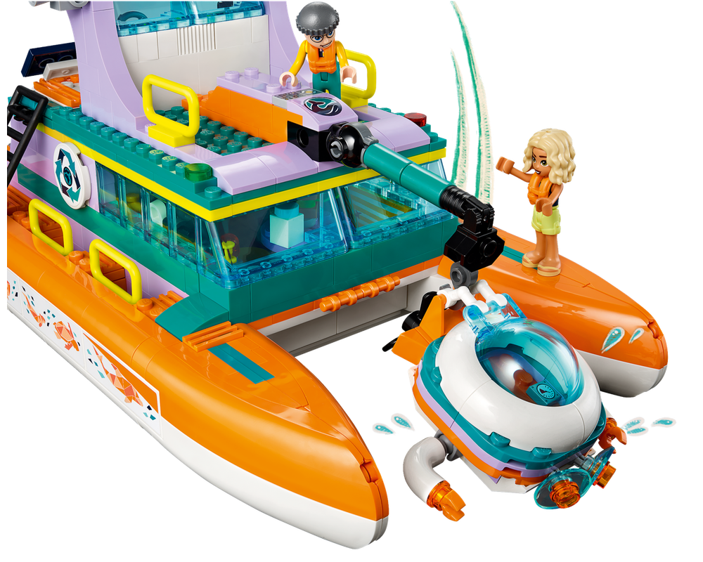 LEGO Set 41734 1 Sea Rescue Boat 2023 Friends Rebrickable