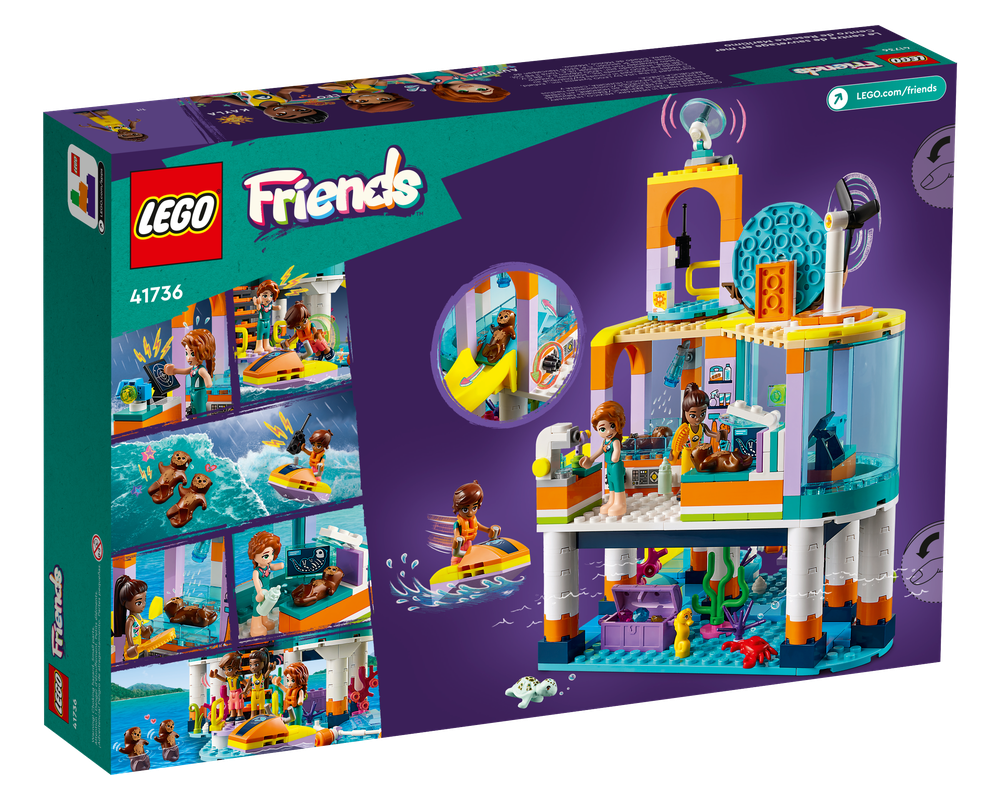 LEGO Set 41736-1 Sea Rescue Center (2023 Friends) | Rebrickable - Build ...