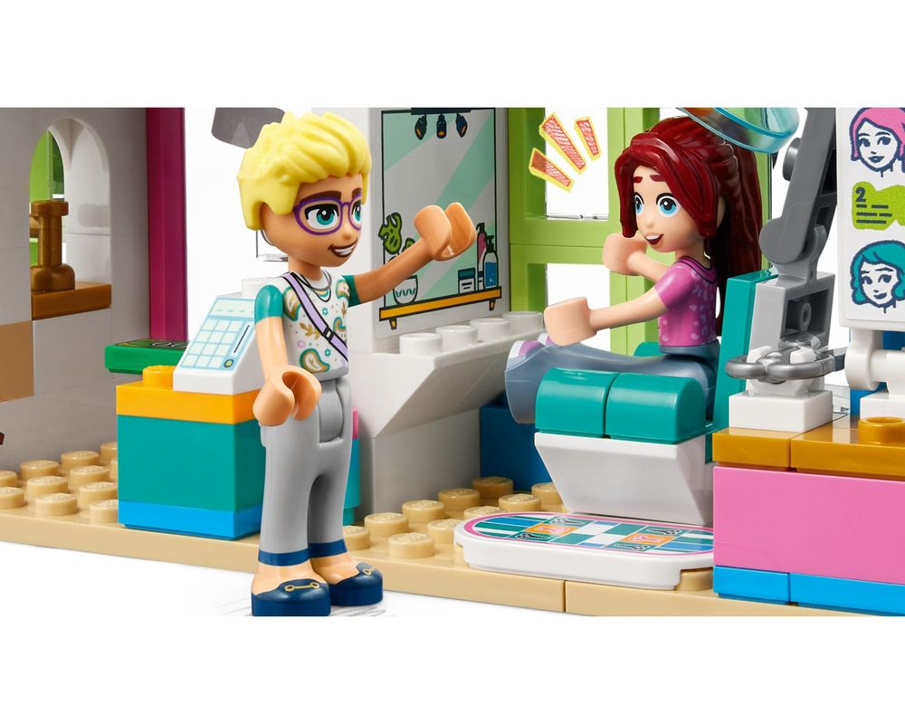 LEGO Set 41743-1 Hair Salon (2023 Friends) | Rebrickable - Build 
