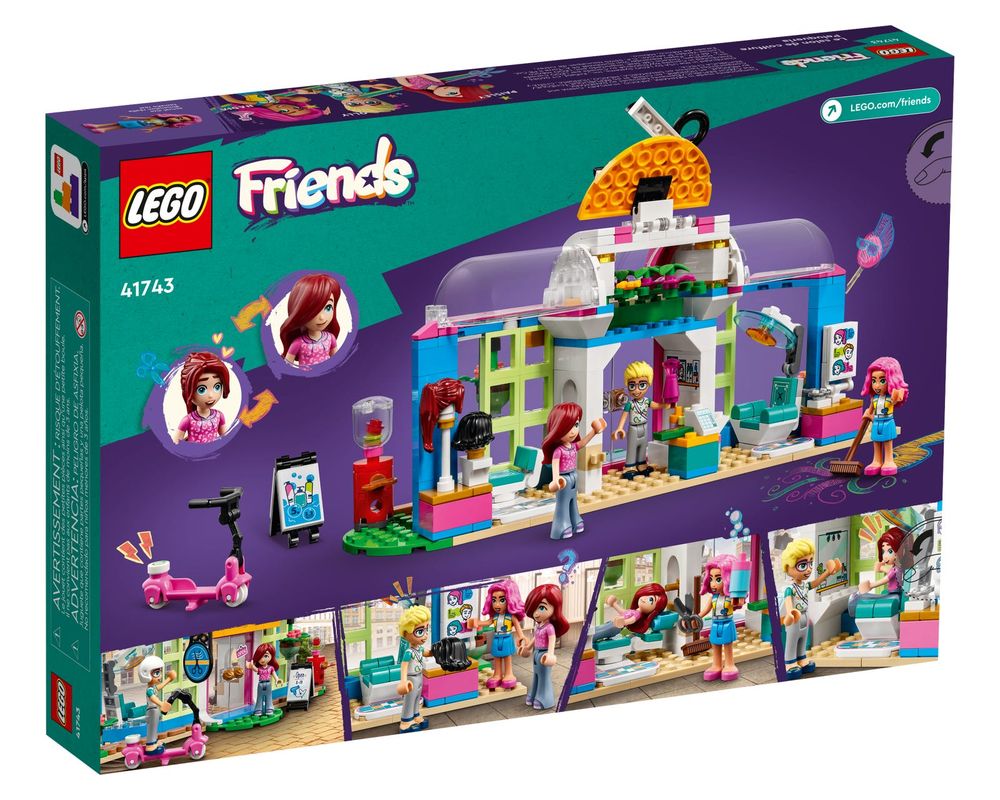 LEGO Set 41743-1 Hair Salon (2023 Friends) | Rebrickable - Build 