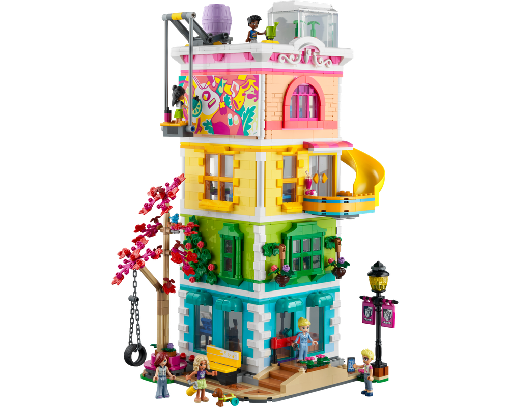 The Rainbow 🌈 Community Centre is complete! Lego Friends build