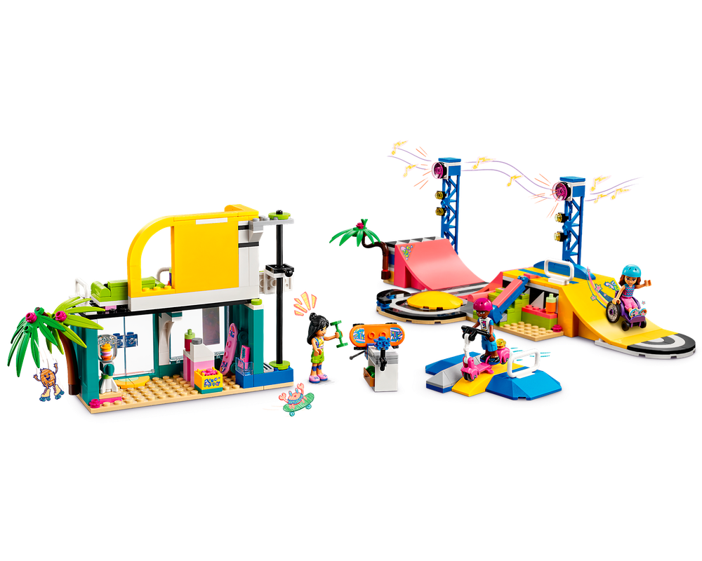 Lego friends online skatepark