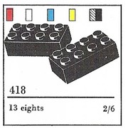 2 x 4 Bricks (The Building Toy)