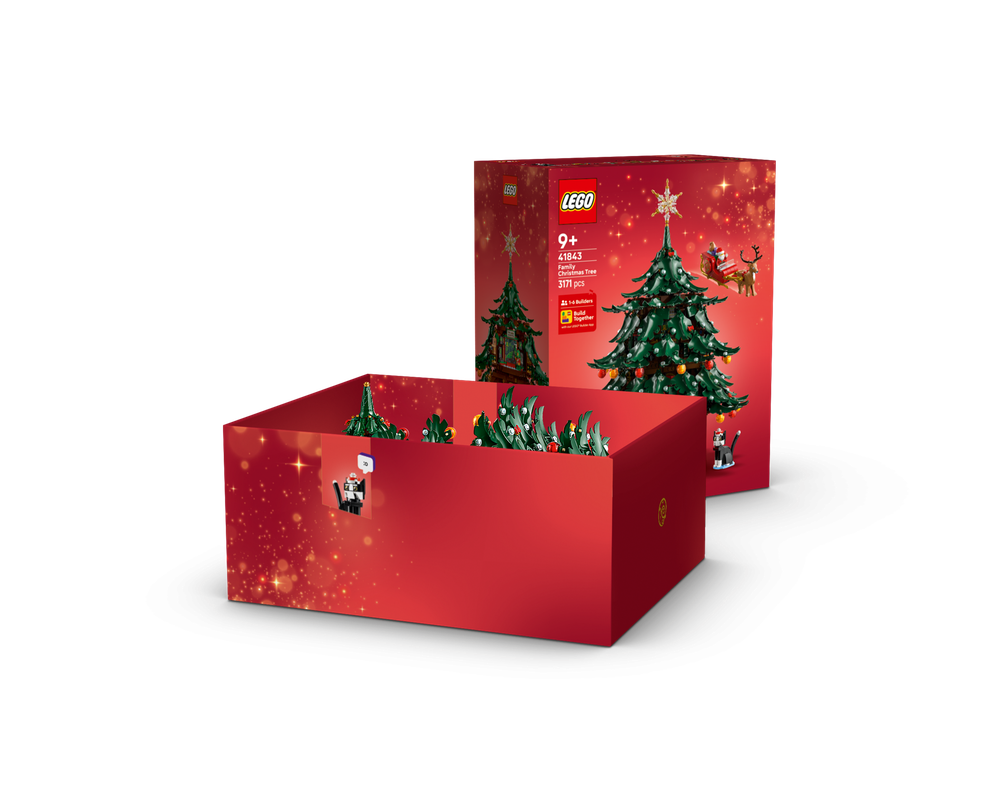 LEGO Set 41843-1 Family Christmas Tree Decoration (2025 Seasonal ...