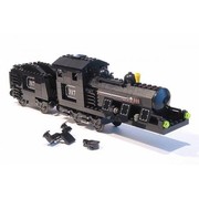 Large Train Engine with Tender Black (Motorizable, sets 4534, 4535)