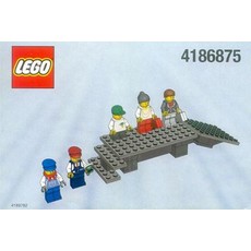 9V Platform and Mini-Figures (set 4186875-1)