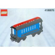 Passenger Wagon Blue (White Box)