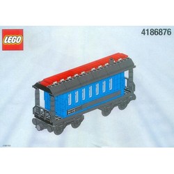 Passenger Wagon Blue (White Box)