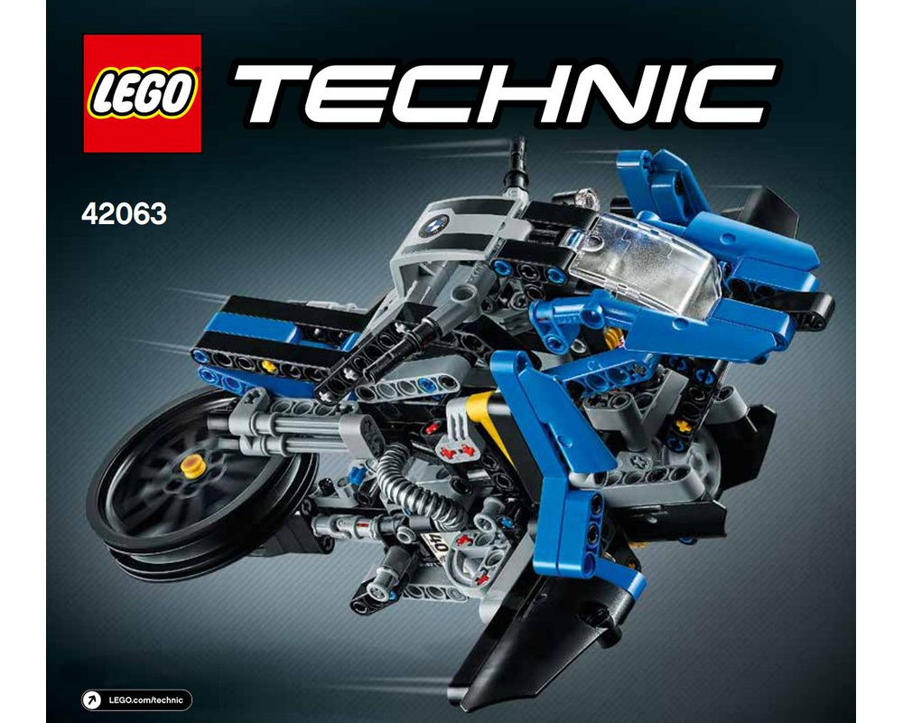 LEGO Set 42063-1-b1 Futuristic Hover Bike Technic) | - Build with LEGO