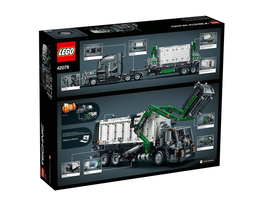 LEGO Set 42078-1 Mack (2018 Technic) | Rebrickable - with LEGO