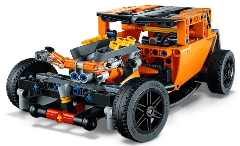 LEGO Set 42093-1-b1 Hot Rod (2019 Technic) | Rebrickable - Build With LEGO