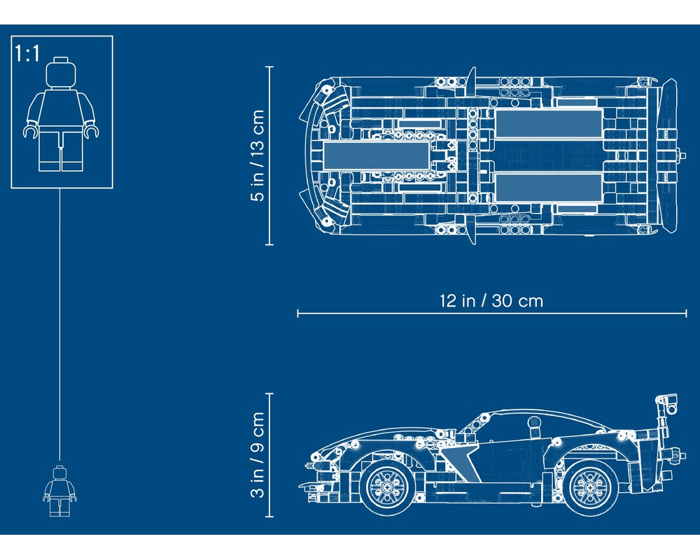 LEGO Set 42093-1 Chevrolet Corvette ZR1 (2019 Technic
