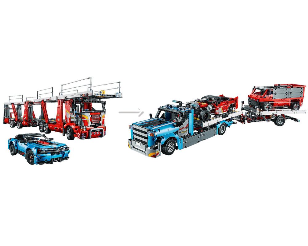 Spain vice versa How? LEGO Set 42098-1 Car Transporter (2019 Technic) | Rebrickable - Build with  LEGO