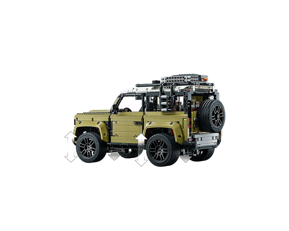 LEGO Set 42110-1 Land Rover Defender (2019 Technic) | Rebrickable ...