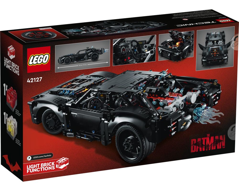 LEGO Set 42127-1 The Batman - Batmobile (2021 Technic) | Rebrickable -  Build with LEGO
