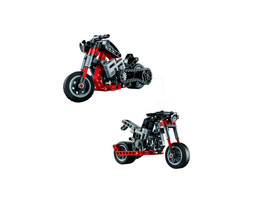 LEGO Set 42132-1 Motorcycle (2022 Technic) | Rebrickable - Build 