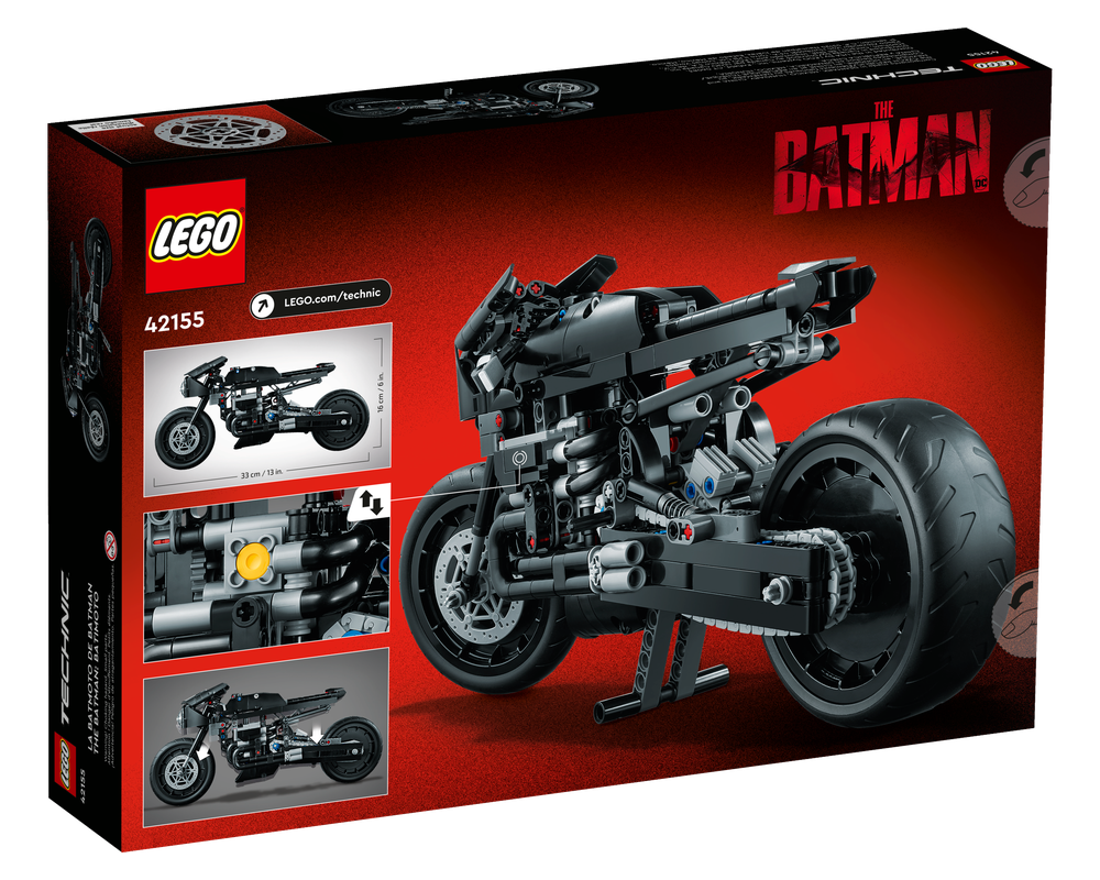 LEGO Set 42155-1 The Batman - Batcycle (2023 Technic