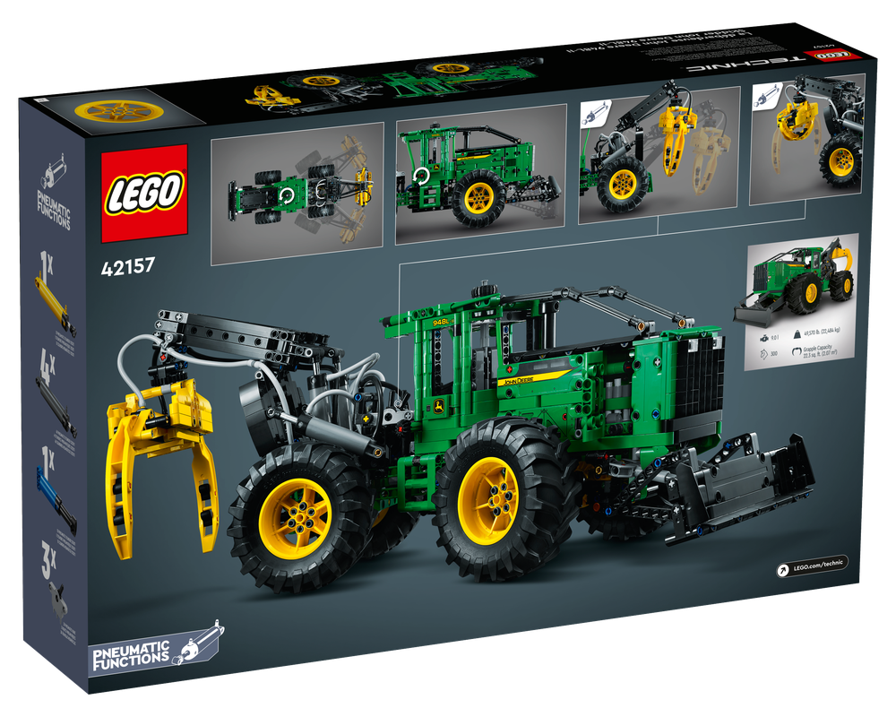 LEGO Set 42157-1 John Deere 948L-II Skidder (2023 Technic 