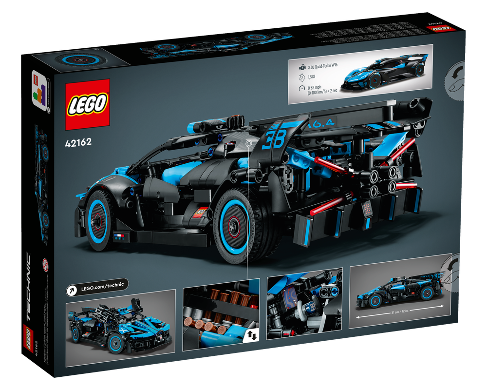 LEGO Set 42162-1 Bugatti Bolide Agile Blue (2023 Technic) | Rebrickable