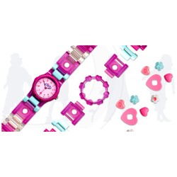 Clikits Heart Buildable Watch (Pink)