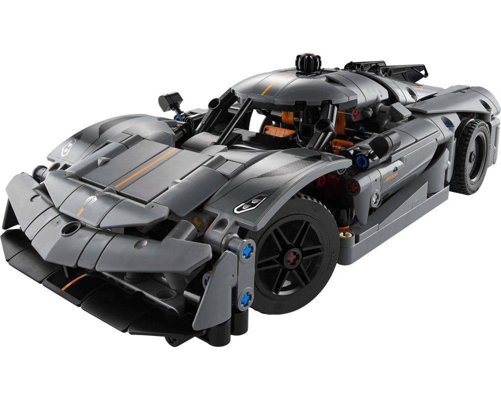 LEGO Set 42173-1 Koenigsegg Jesko Absolut Grey Hypercar (2024 Technic ...