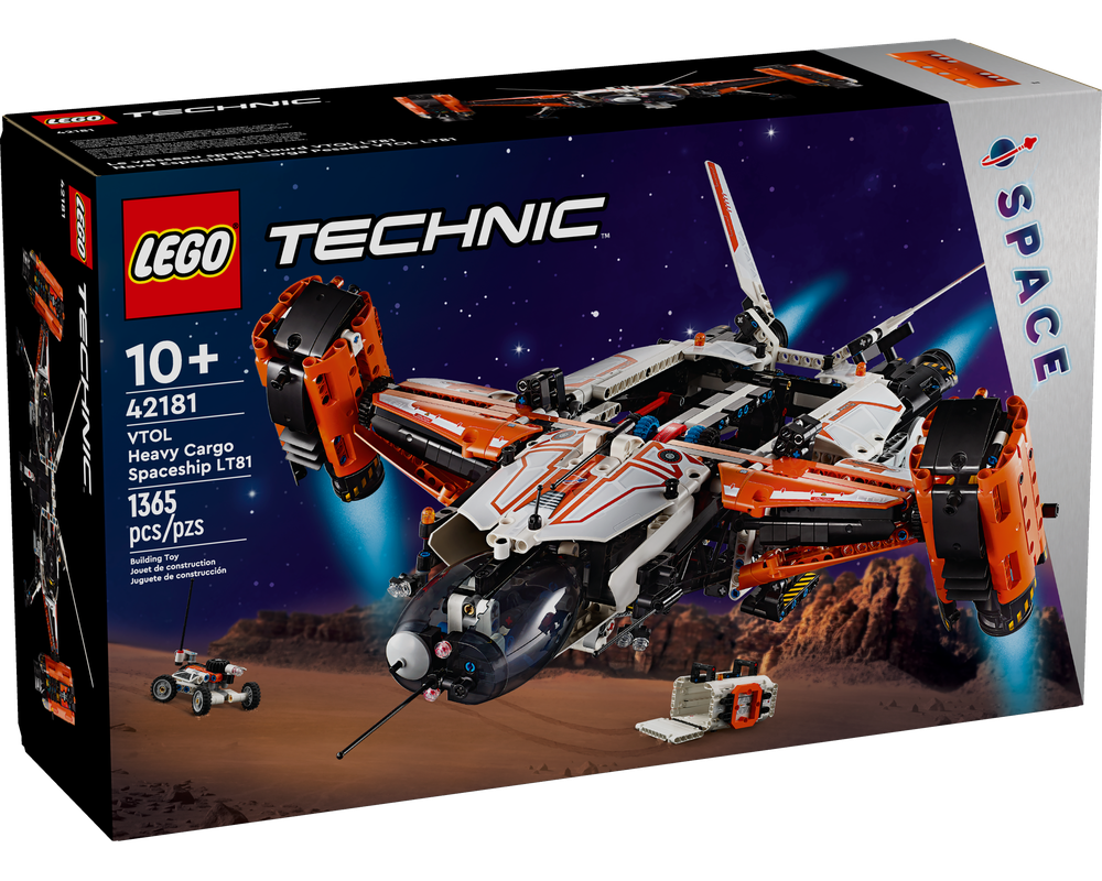 LEGO Set 42181-1 VTOL Heavy Cargo Spaceship LT81 (2024 Technic ...