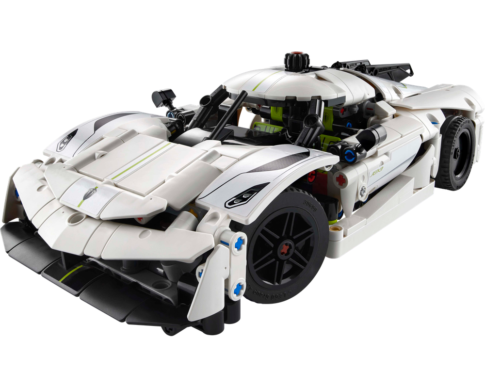 LEGO Set 42184-1 Koenigsegg Jesko Absolut White Hypercar (2024 Technic ...