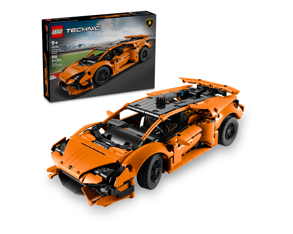 LEGO Set 42196-1 Lamborghini Huracán Tecnica Orange (2024 Technic ...