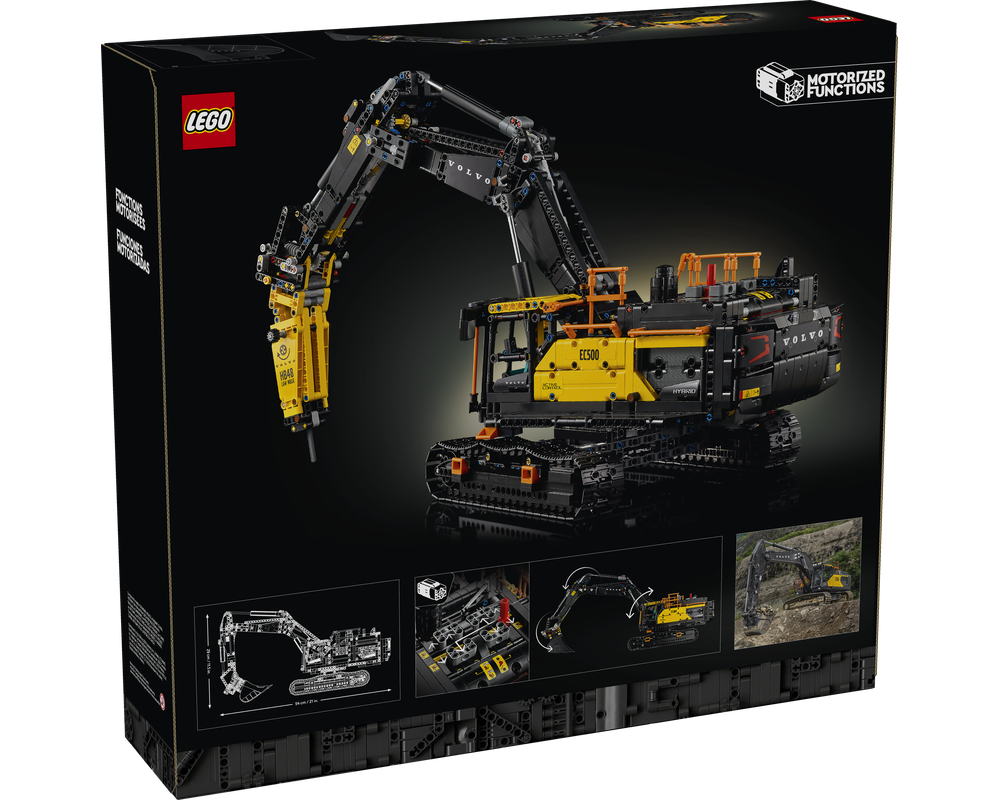 LEGO Set 42215-1 Volvo EC500 Hybrid Excavator (2025 Technic ...