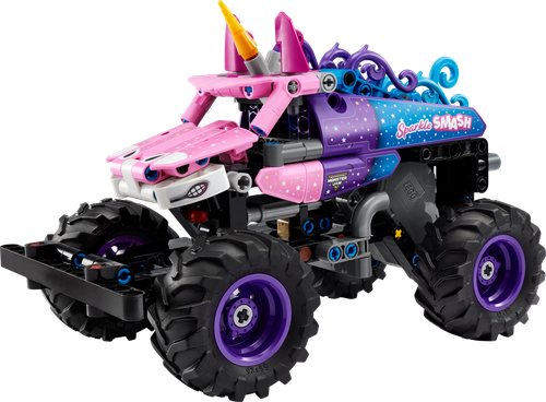 Monster Jam  Sparkle Smash Pull-Back
